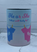 HE OR SHE - Customisable Stubby Holder