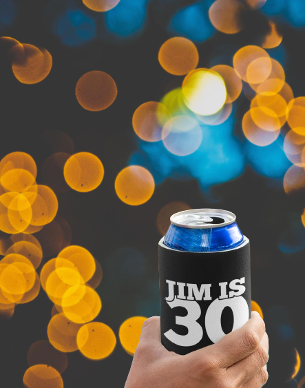 DRUNK MAN - Customisable Stubby Holder