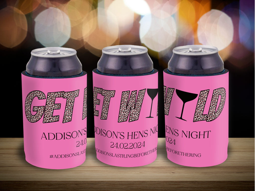 GET WILD - Customisable Stubby Holder