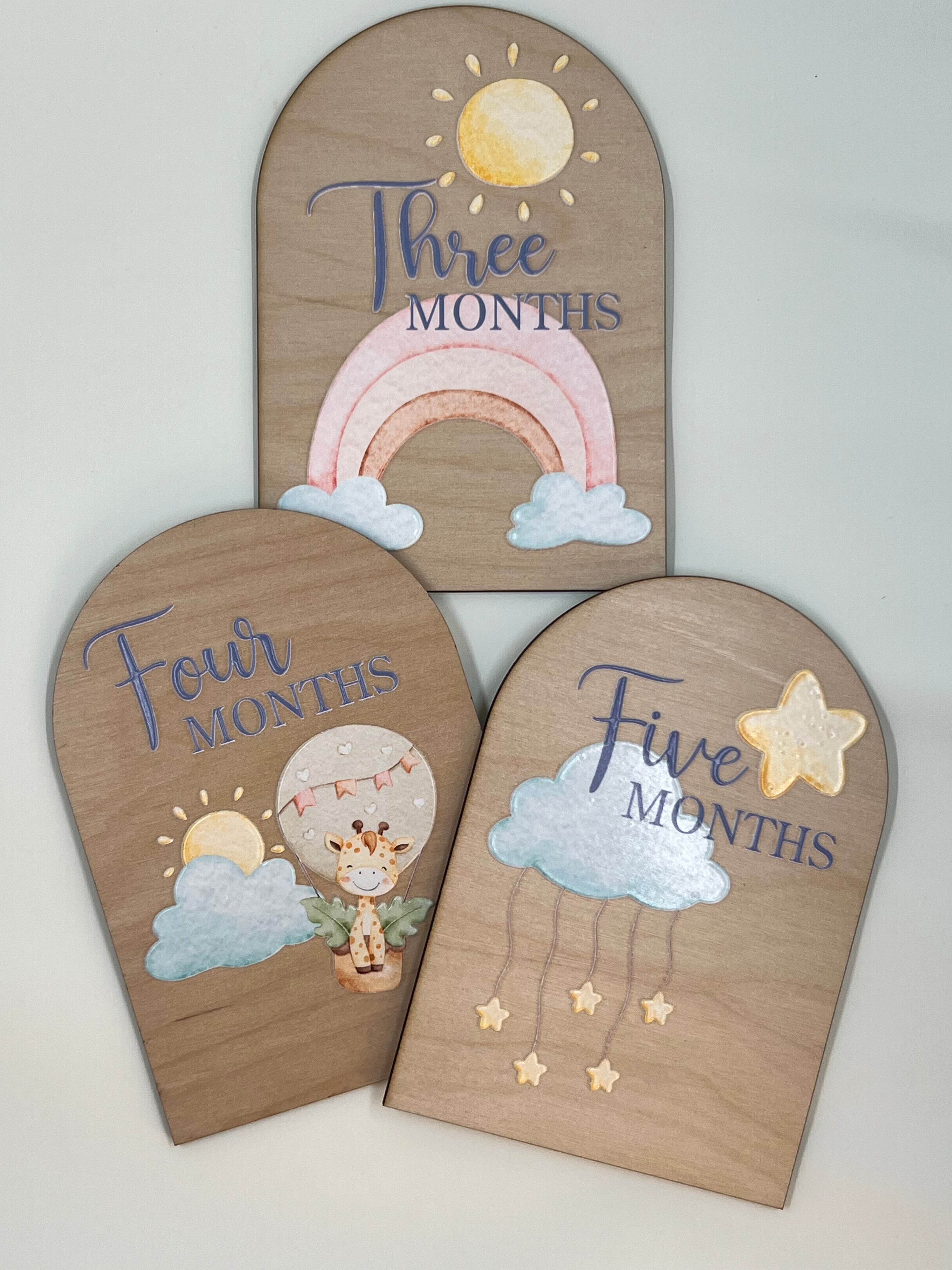 Baby Milestone Cards – Various Designs Available