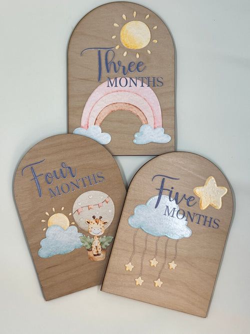 Baby Milestone Cards – Various Designs Available