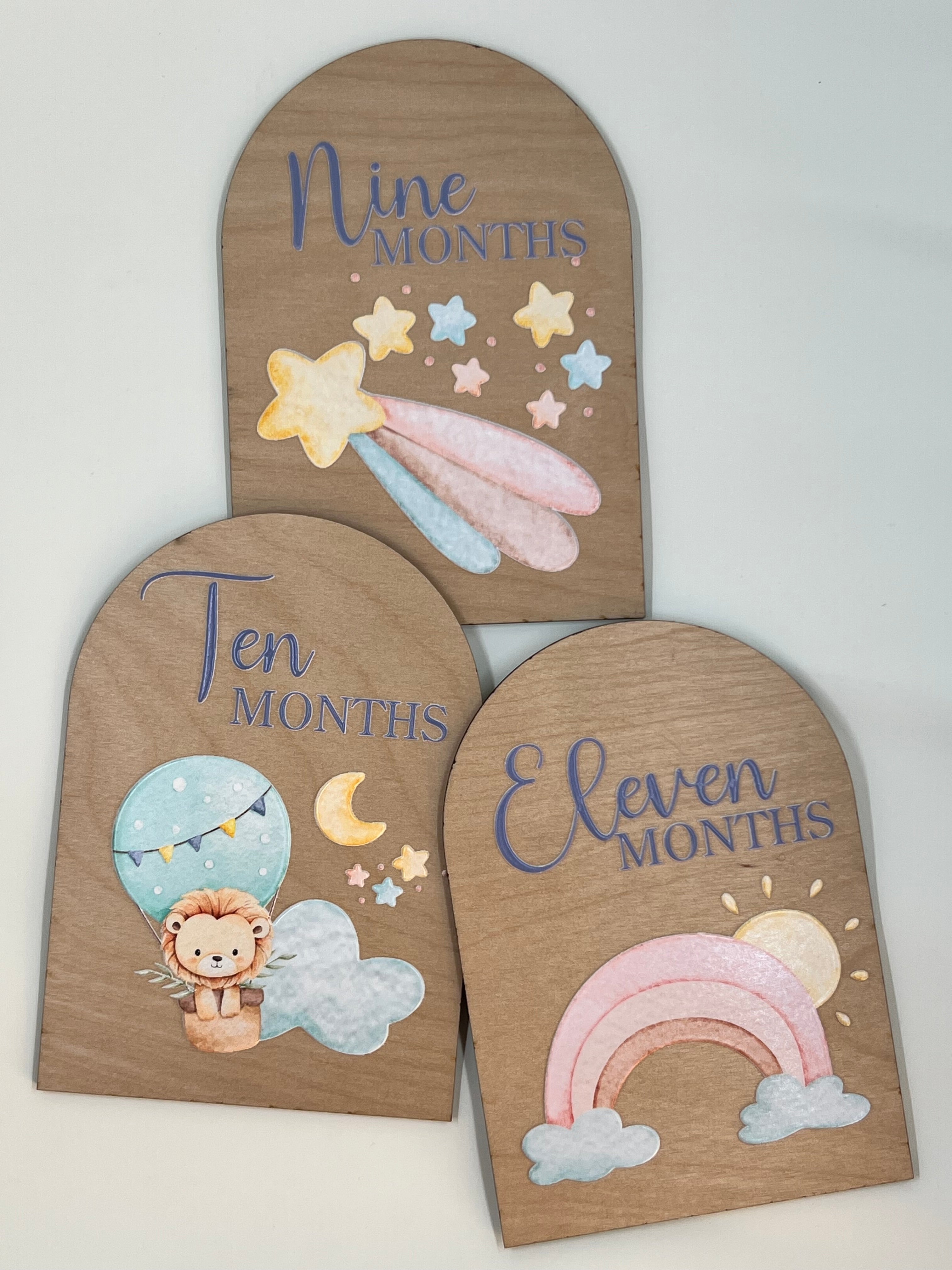 Baby Milestone Cards – Various Designs Available