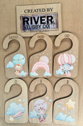 3 Set Bundle – Wardrobe Dividers, Growth Chart & Milestone Cards - Various Designs