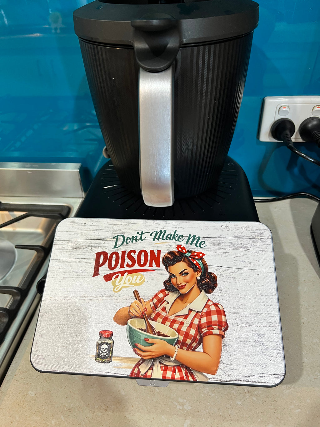 Thermomix TM7 Accessories Set – Riser, Weigh Plate & UV Printed Screen Cover