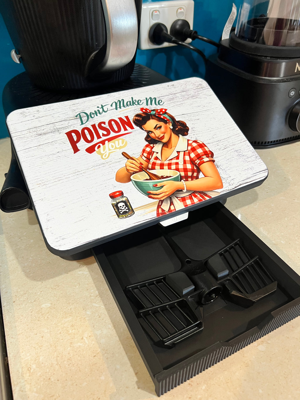 Thermomix TM7 Accessories Set – Riser, Weigh Plate & UV Printed Screen Cover
