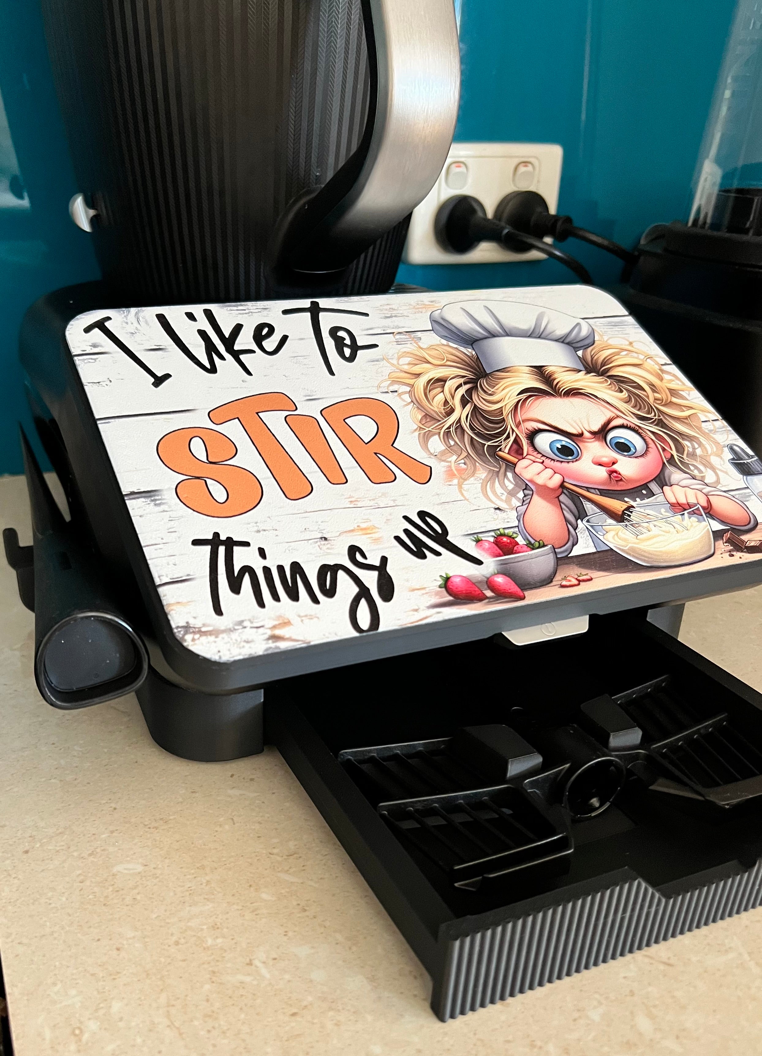 Thermomix TM7 Accessories Set – Riser, Weigh Plate & UV Printed Screen Cover
