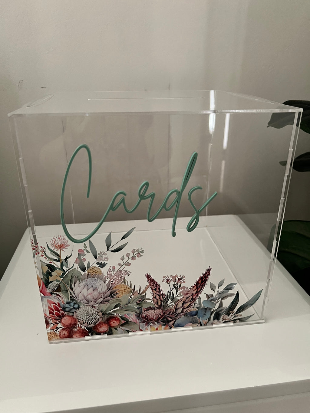 Australian Native Wedding Signage Set – Personalised Acrylic & Timber