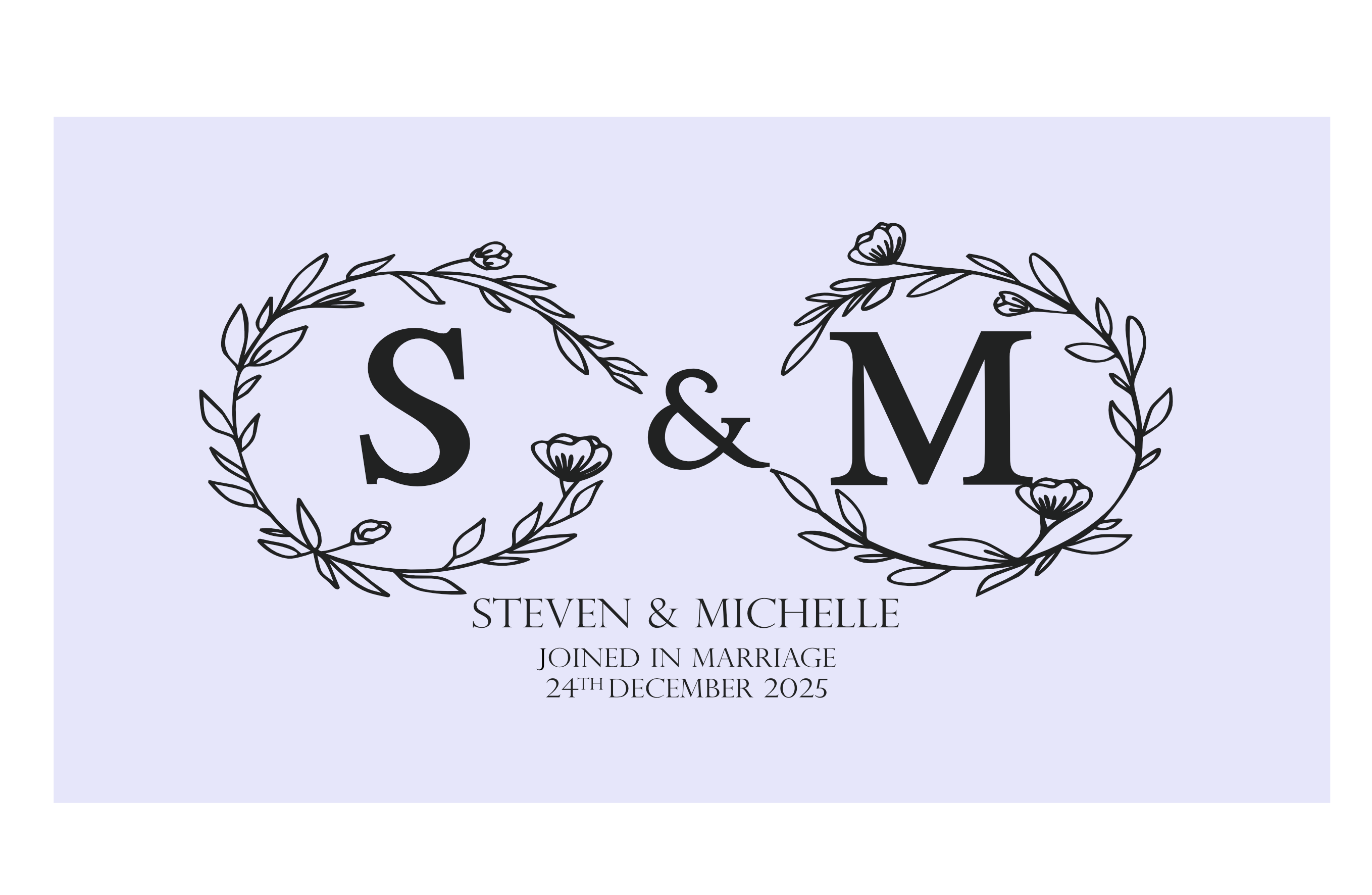 Customisable Wedding Stubby holder - INFINITY