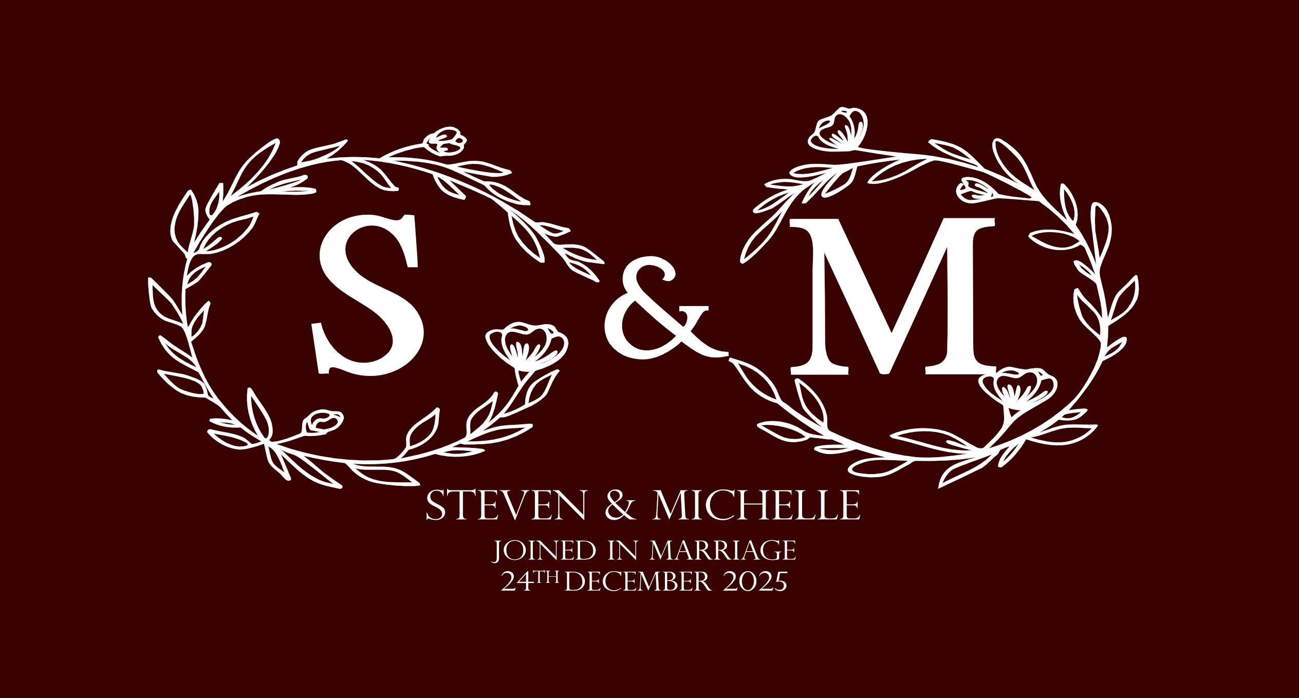 Customisable Wedding Stubby holder - INFINITY