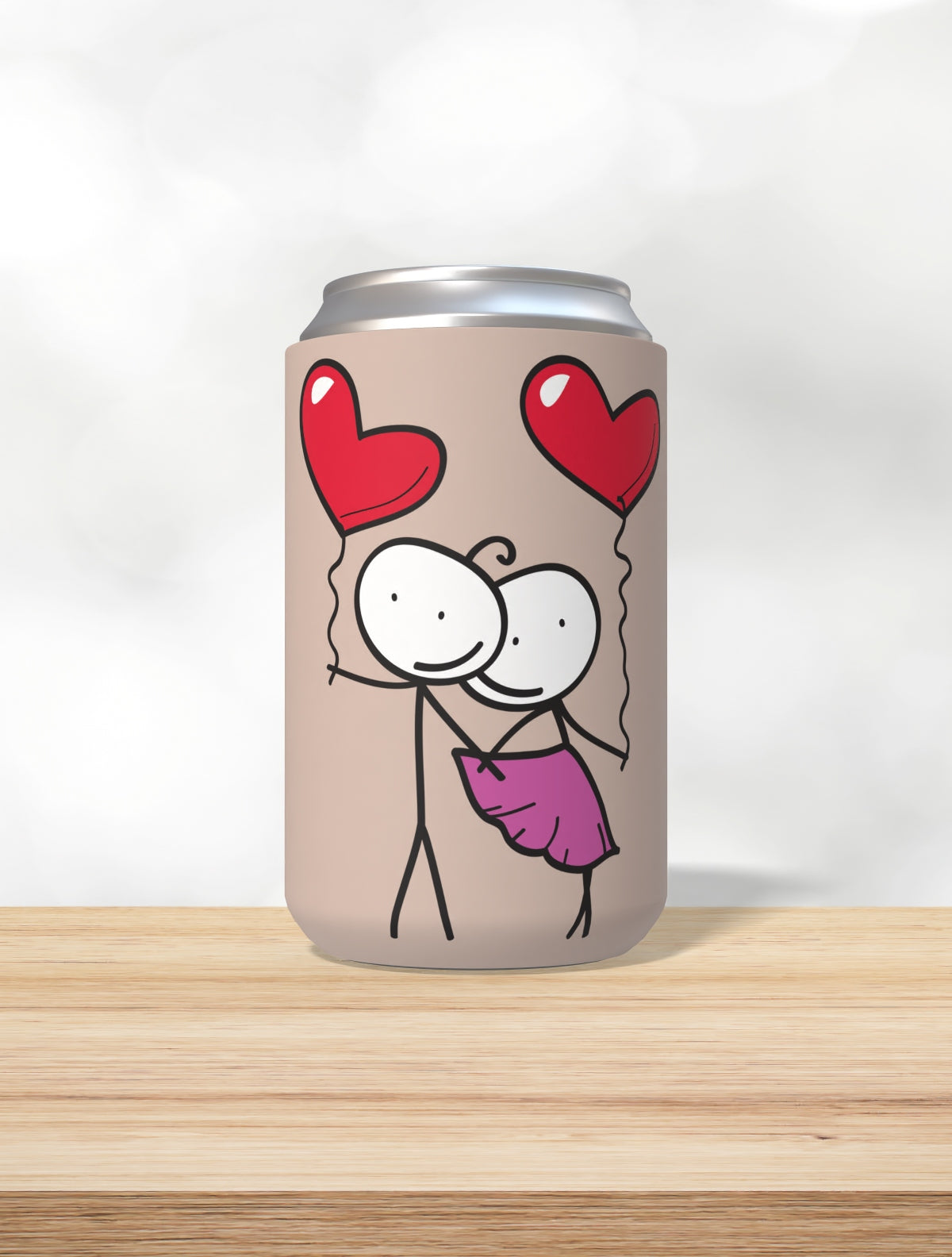 STICK FIGURES - Customisable Stubby Holder
