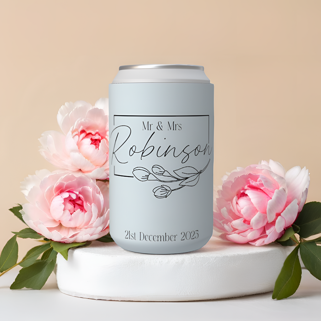 Customisable Wedding Stubby holder - TO HAVE AND TO HOLD
