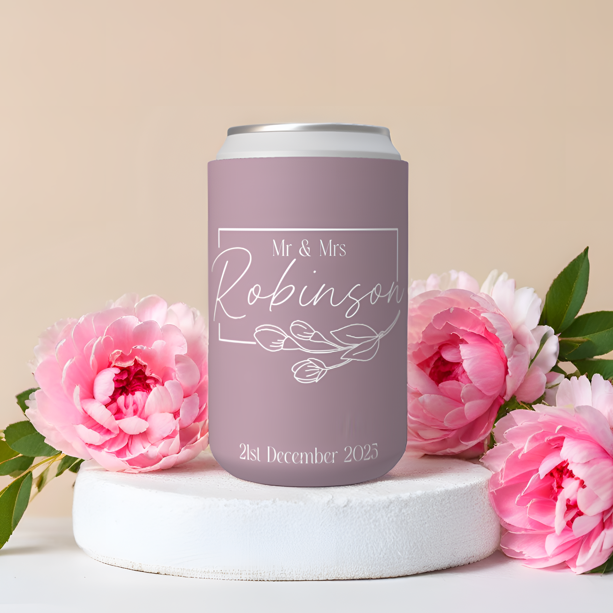 Customisable Wedding Stubby holder - TO HAVE AND TO HOLD