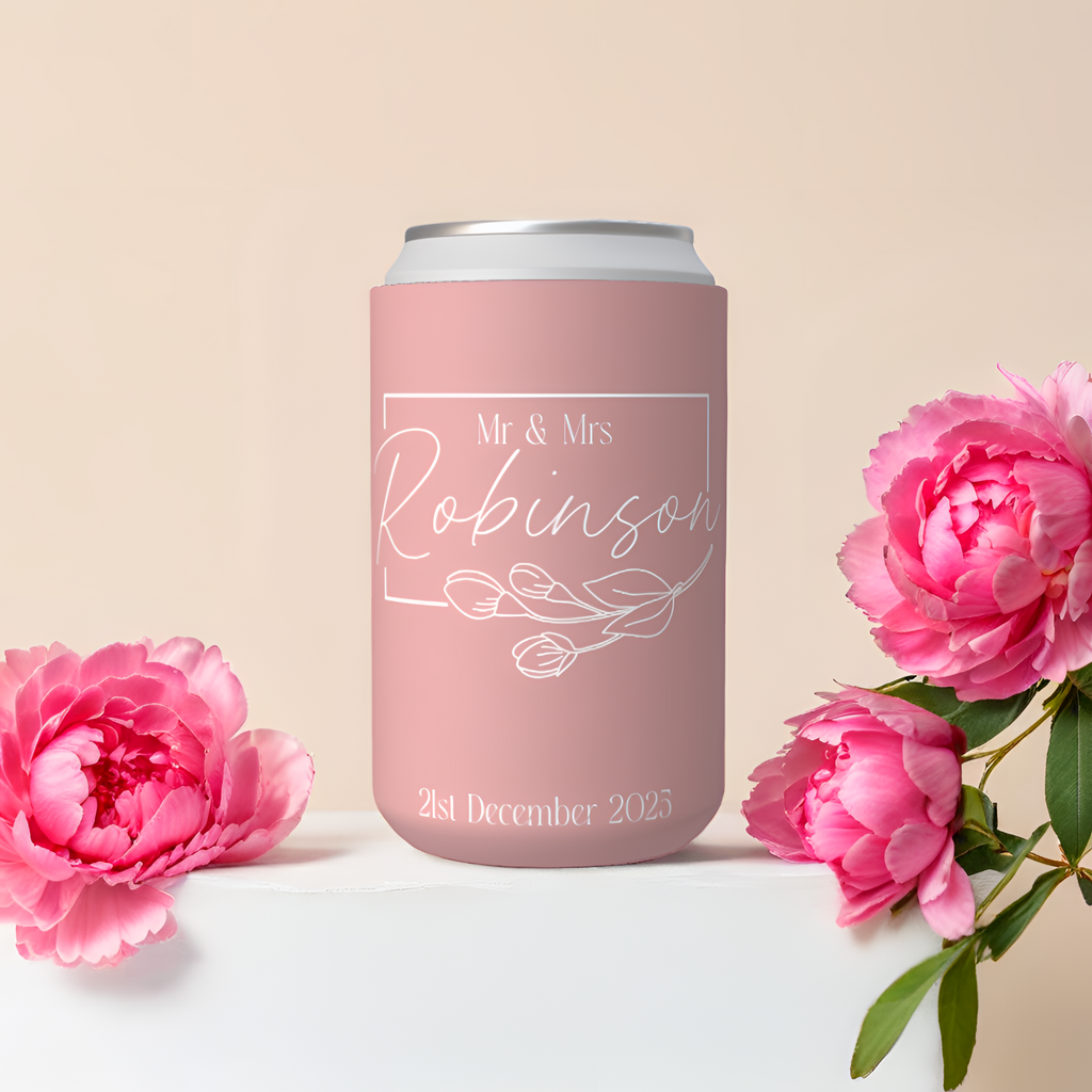 Customisable Wedding Stubby holder - TO HAVE AND TO HOLD