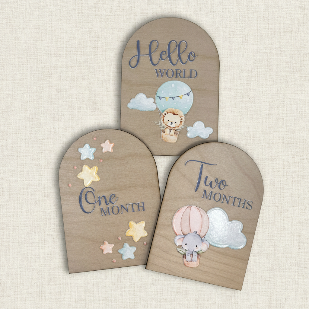 Baby Milestone Cards Product Listing Image