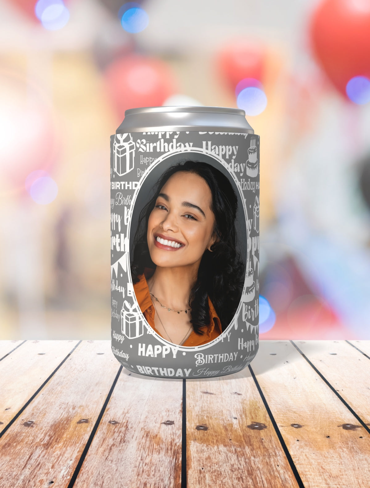 PHOTO BIRTHDAY - Customisable Stubby Holder