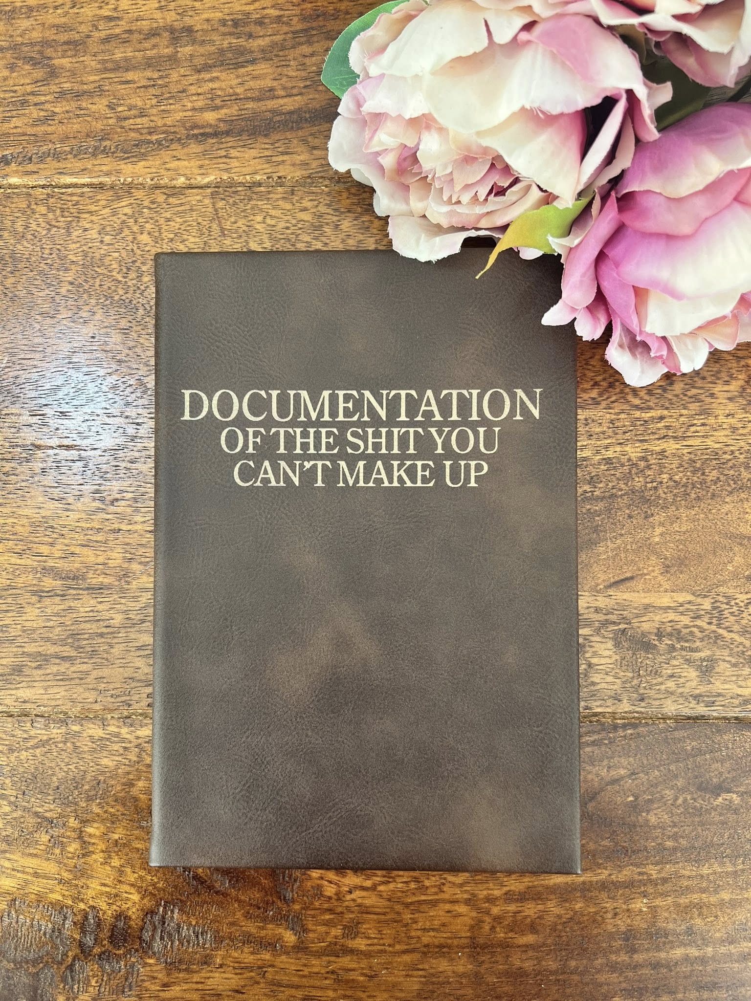 Sarcastic Notebooks – Laser Engraved PU Leather A5