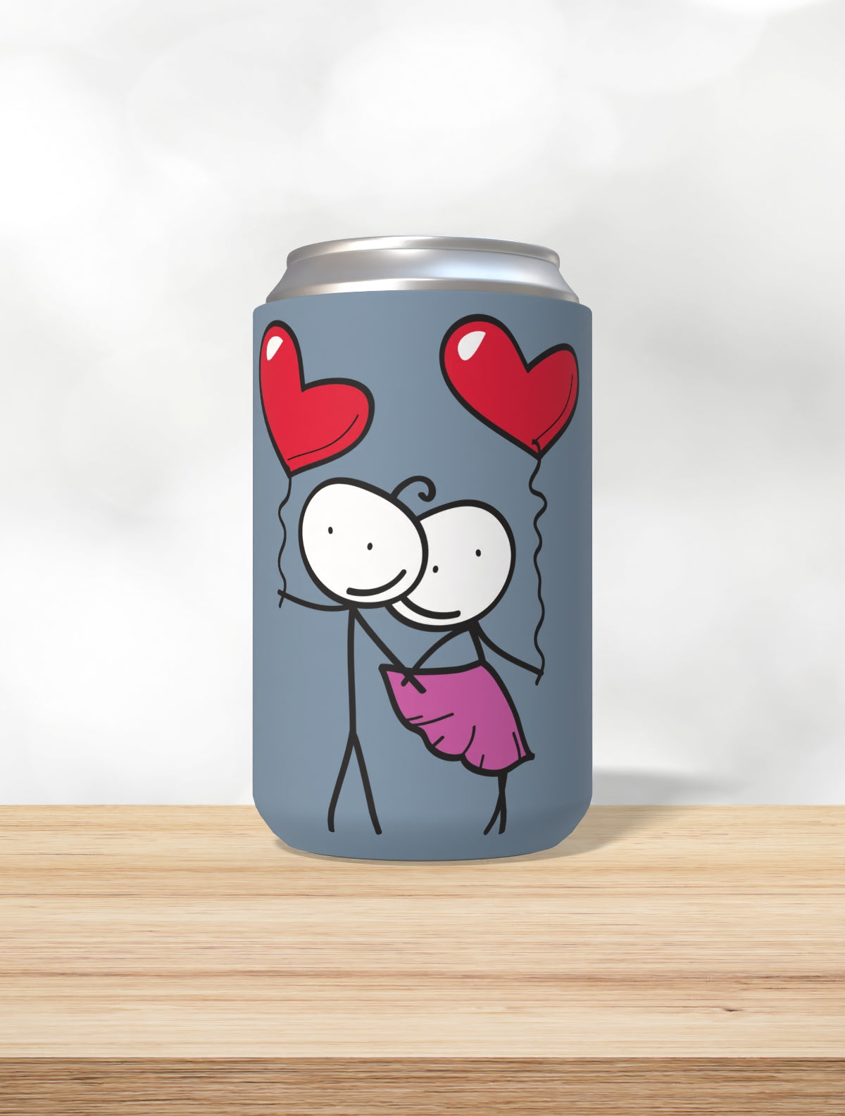 STICK FIGURES - Customisable Stubby Holder