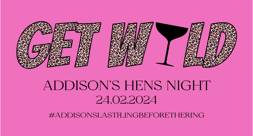 GET WILD - Customisable Stubby Holder