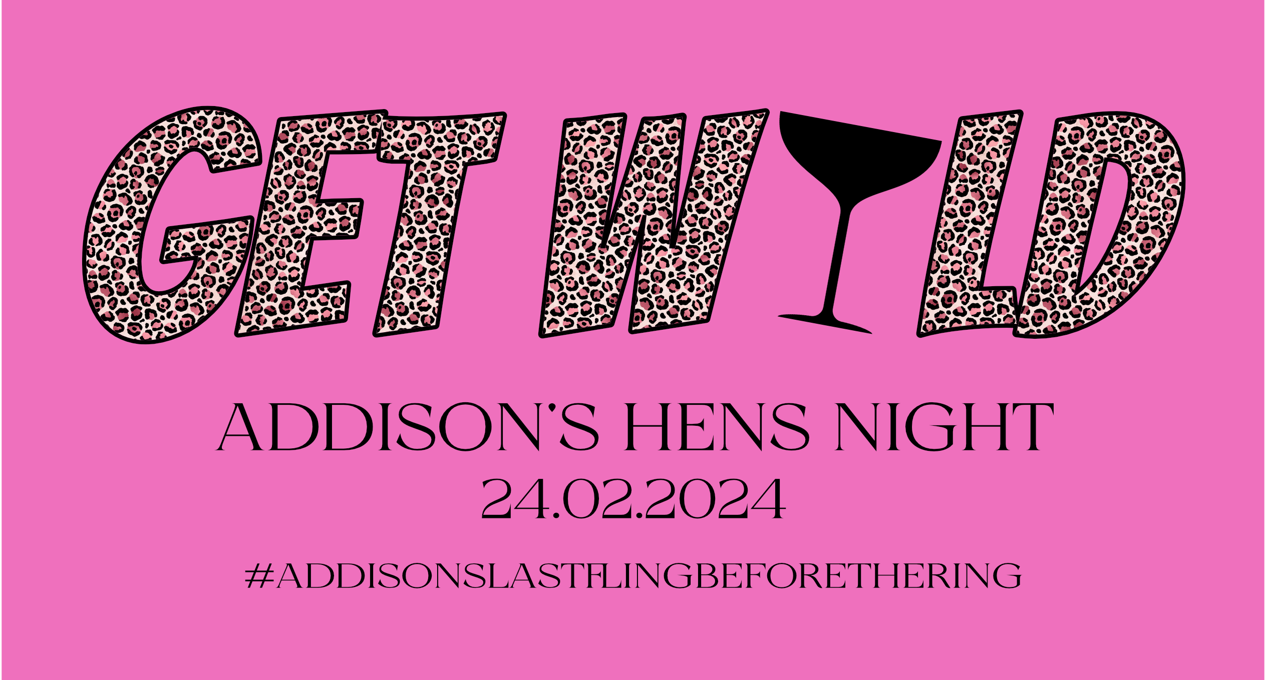 GET WILD - Customisable Stubby Holder