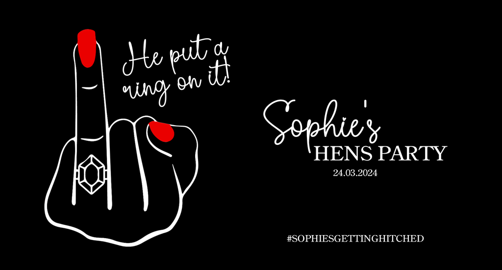 HE PUT A RING ON IT - Customisable Stubby Holder