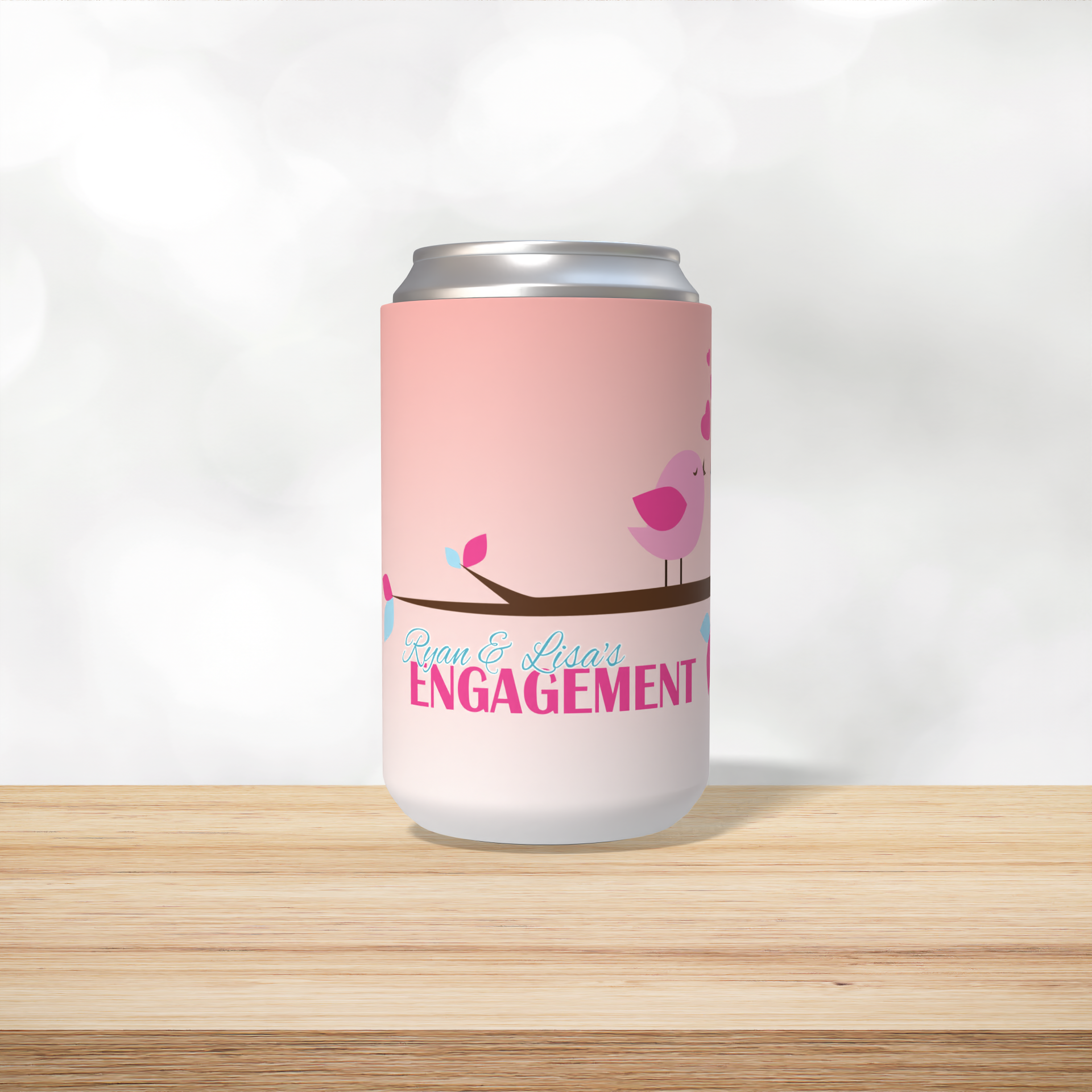 LOVE BIRDS - Customisable Stubby Holder