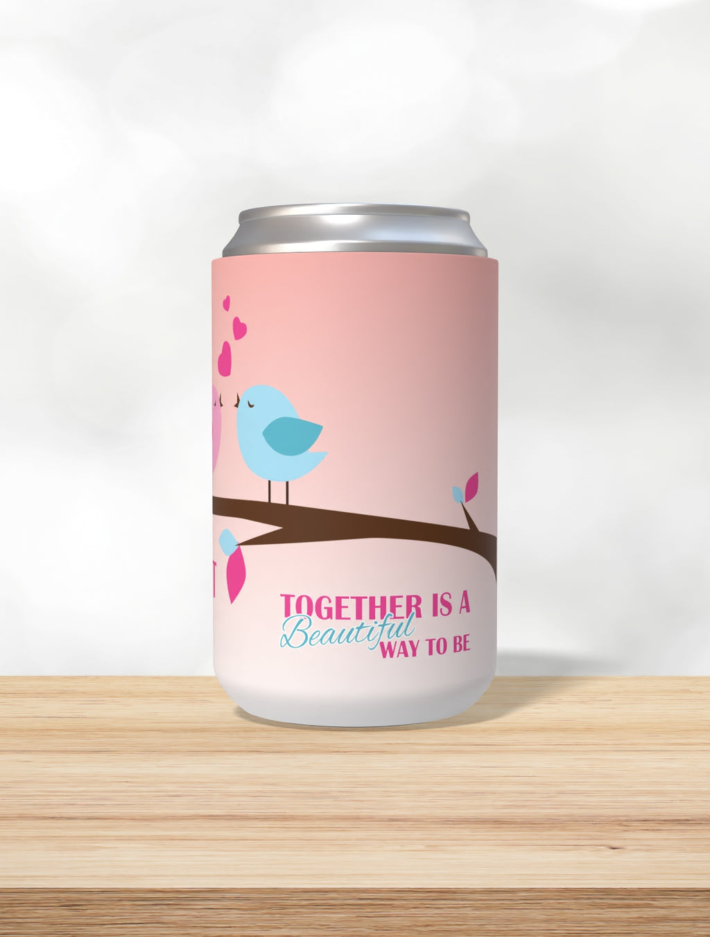 LOVE BIRDS - Customisable Stubby Holder