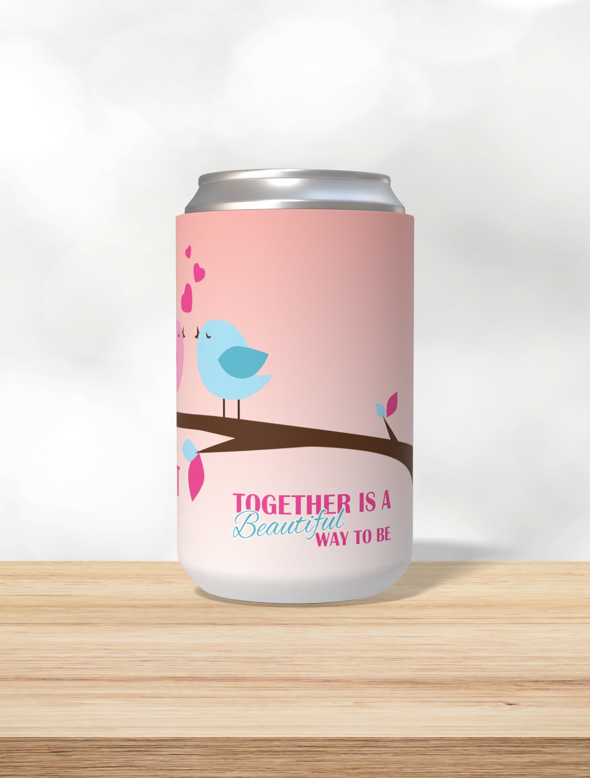 LOVE BIRDS - Customisable Stubby Holder