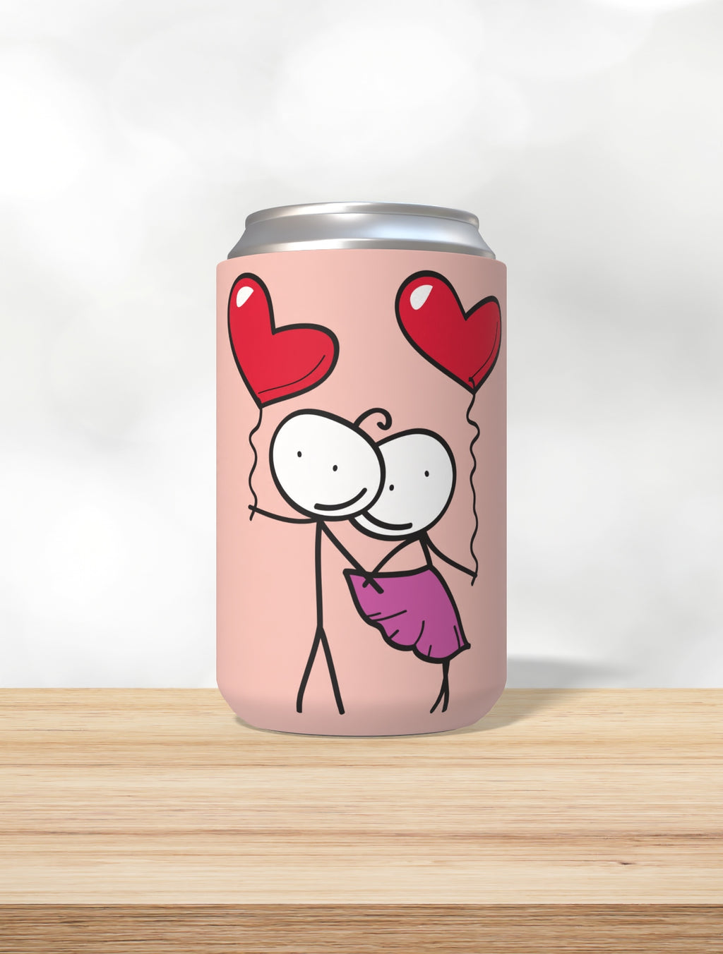 STICK FIGURES - Customisable Stubby Holder
