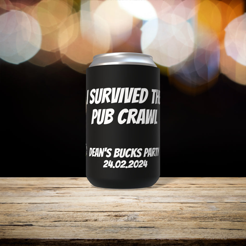 PUB CRAWL - Customisable Stubby Holder