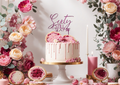 Sixty & Sexy AF Cake Topper – Mirrored Laser Cut Acrylic