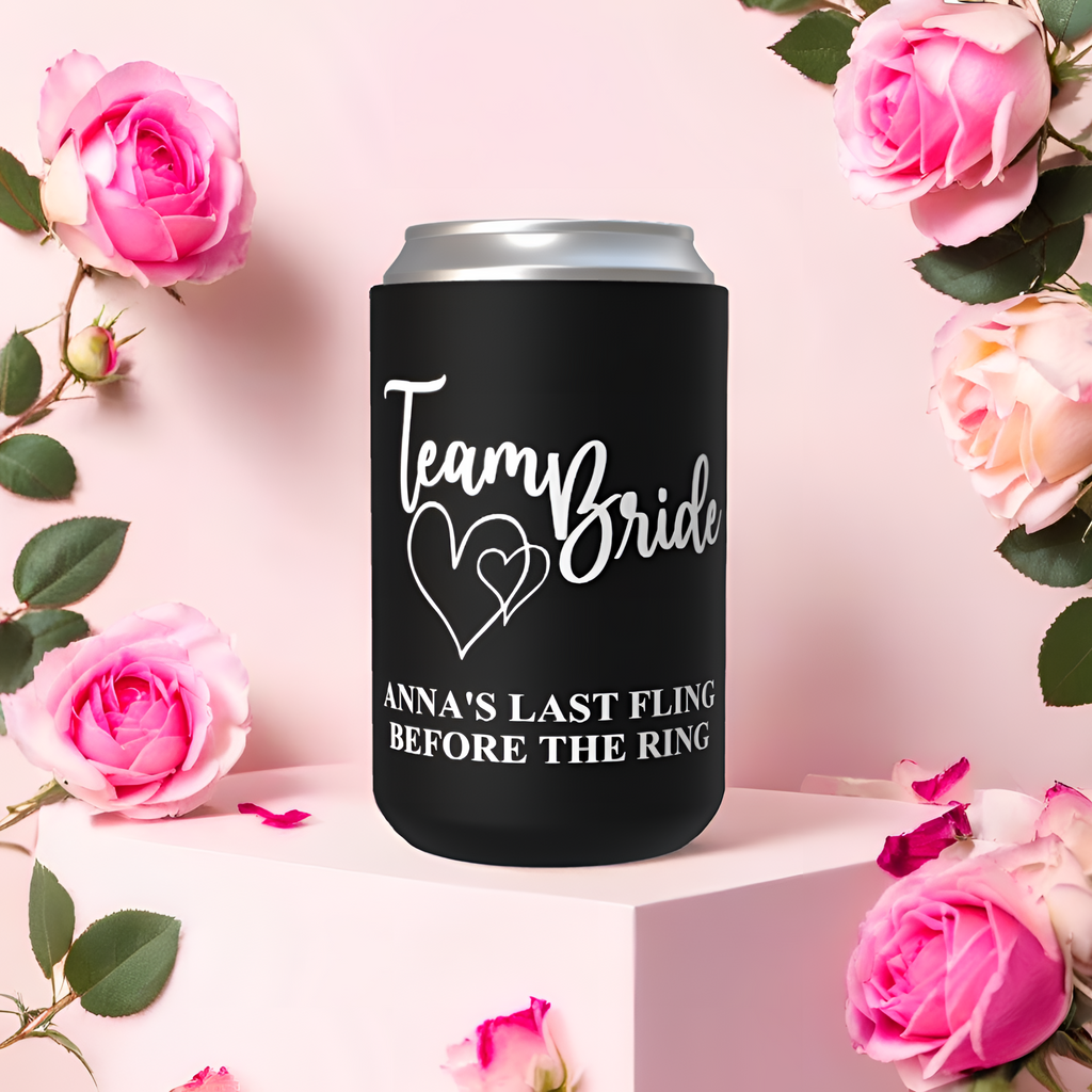 TEAM BRIDE - Customisable Stubby Holder