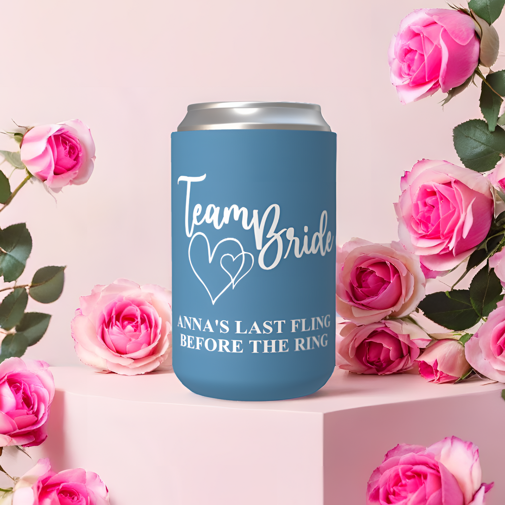 TEAM BRIDE - Customisable Stubby Holder