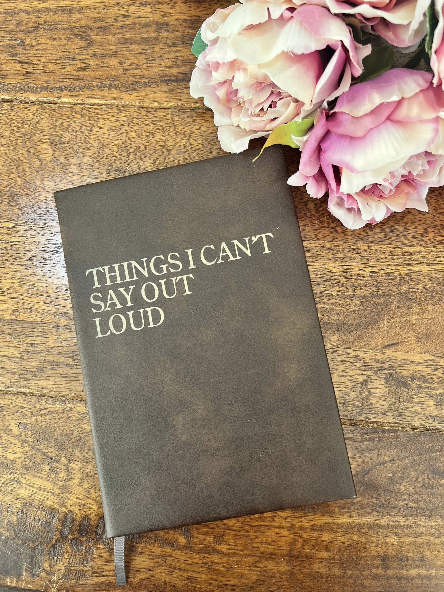 Sarcastic Notebooks – Laser Engraved PU Leather A5