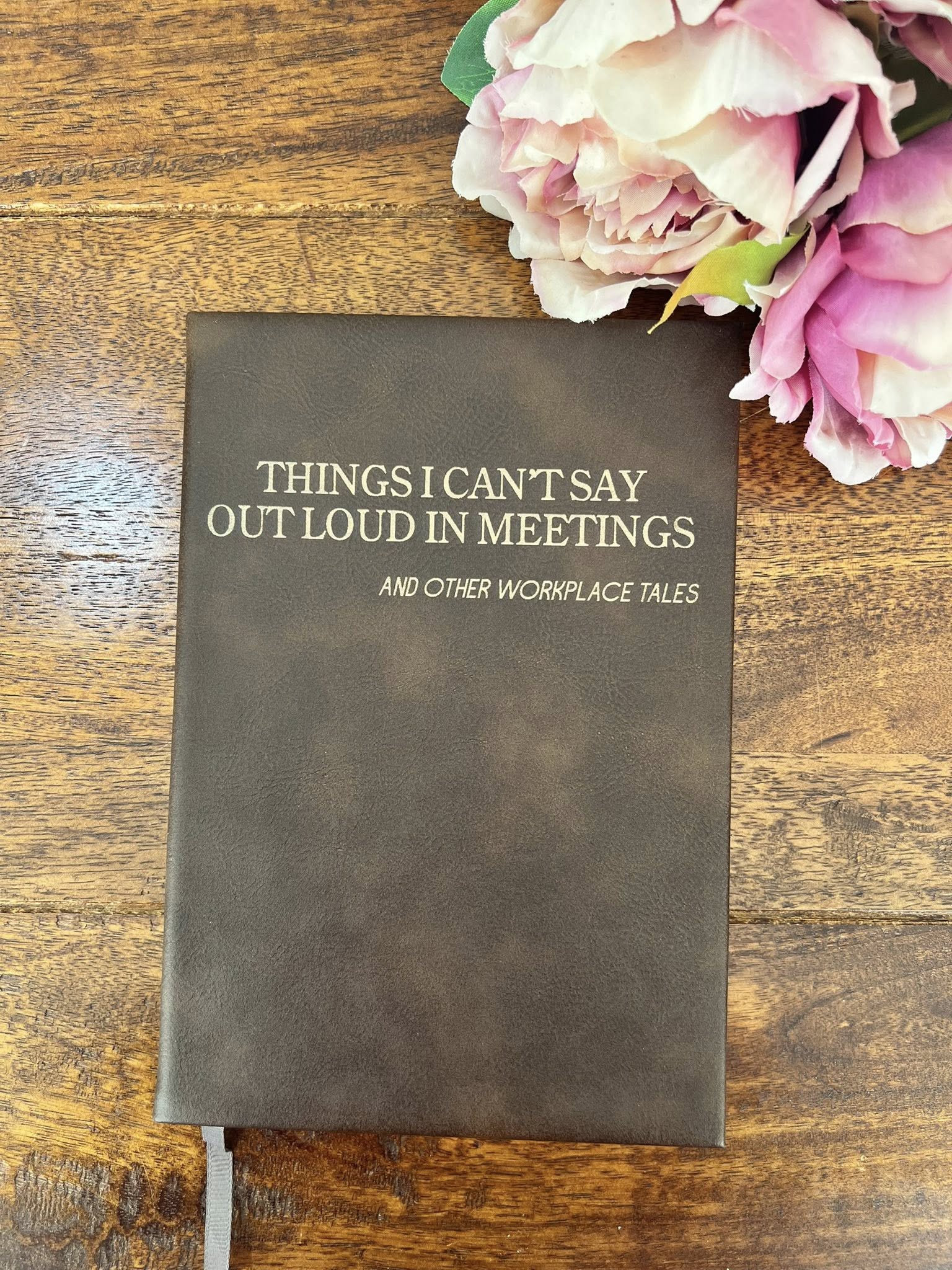 Sarcastic Notebooks – Laser Engraved PU Leather A5